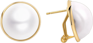 Vintage Pearl Stud Earrings