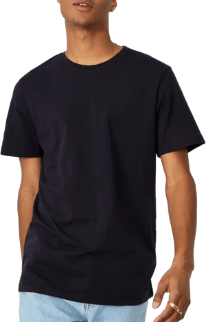 Cotton On Men's Regular Fit Cotton Crew Neck T-Shirt