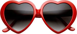 Large Oversized Heart Shaped Sunglasses Cute Women's Love Fashion Eyewear