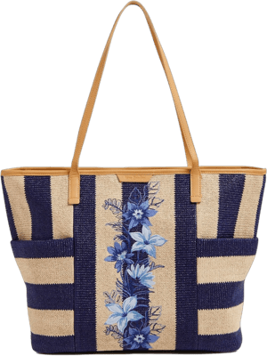 Vera Bradley Women's Straw Beach Tote Bag