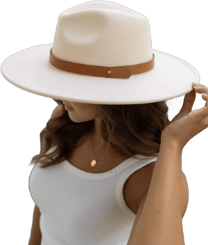 Wide Brim Felt Hat