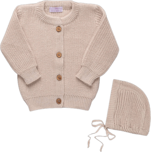 BON Knit Baby Cardigan Set