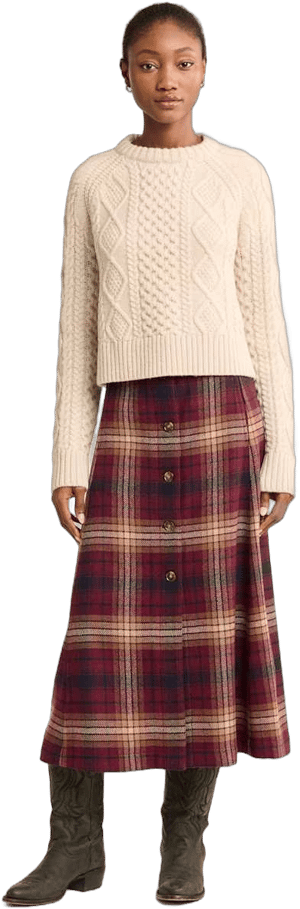 Pendleton Women's Plaid Wool Skirt