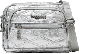 Baggallini Women's Triple Zip Bagg Crossbody Bag