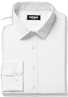 Men's Slim Solid Wrinkle-Resistant Everyday Performance Dress Shirt