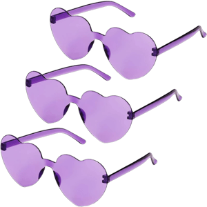 Virtue Morals Heart Shaped Sunglasses