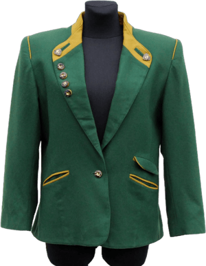Vintage Loden Women's Wool Trachten Jacket
