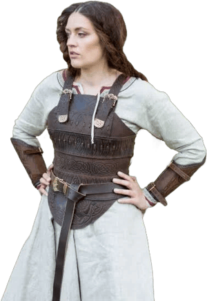 Shieldmaiden Leather Armor Corset