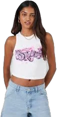 Bratz Graphic Cropped Tank Top