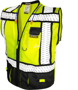 KwikSafety Charlotte NC SHERIFF & SPECIALIST Safety Vest ANSI Tested OSHA