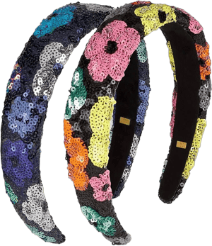 Bari Lynn Girl's Flower Headbands 2-Piece Set