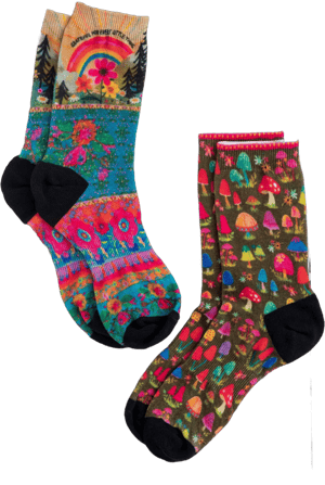 Natural Life Printed Weekend Sock Set