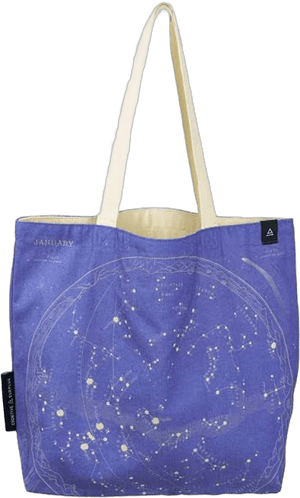 Cognitive Surplus Reversible Canvas Star Chart Tote Bag