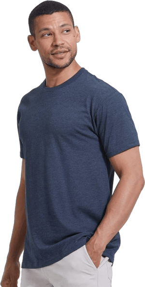 True Classic Athletic Cut Cotton Blend T-Shirt