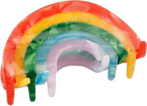 Natural Life Rainbow Icon Hair Claw Clip