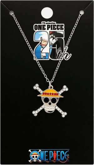 BoxLunch Exclusive One Piece Straw Hat Crew Necklace