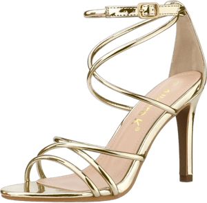 Allegra K Women's Open Toe Strappy Stiletto Heel Sandals