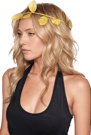 Silea Greek Gold Leaf Headband