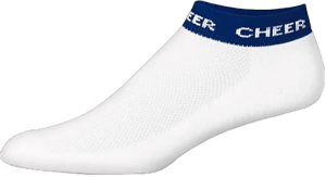 Chasse Chass Women's In-Stock Low Anklet With Cheer Stripe Socks Adult