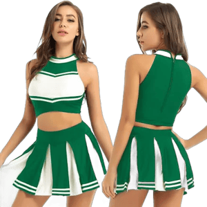 Women's Cheer Leader Athletic Sport Uniform Fancy Dress School Student