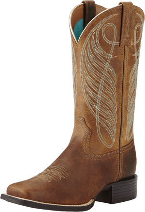 Ariat Women's Round Up Wide Square Toe Western Boots