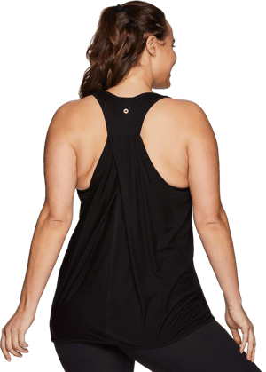 RBX Women's Plus Size Twist Back Tank Top