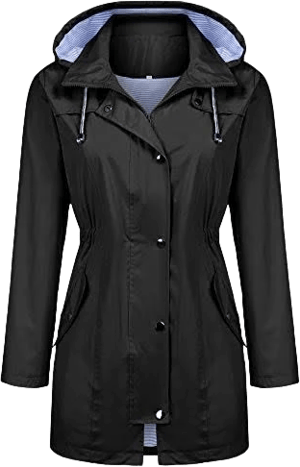 Kikibell Rain Jacket Women Lightweight