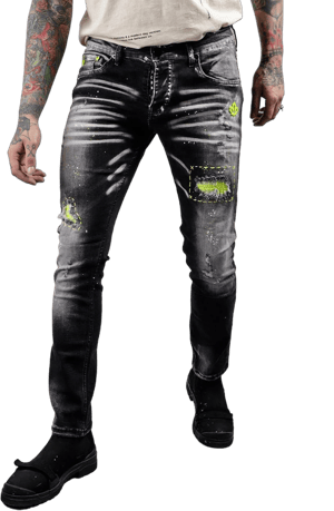 Men's Distressed Streetwear Jeans