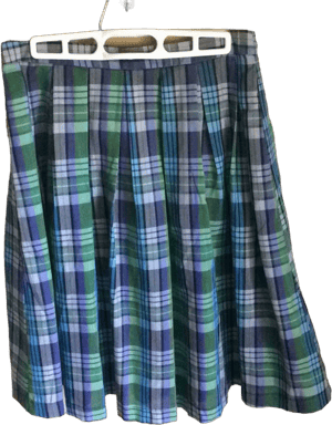 Modcloth Pastel Plaid Skirt