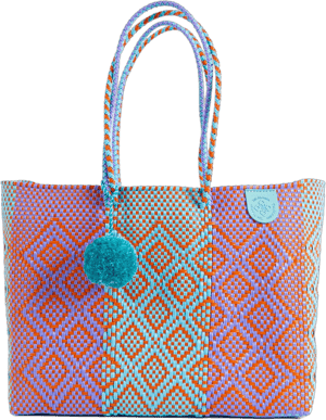 Sunset Woven Super Tote