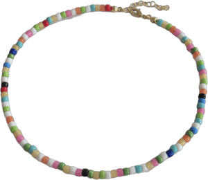 Beaded Seed Bead Choker Necklace