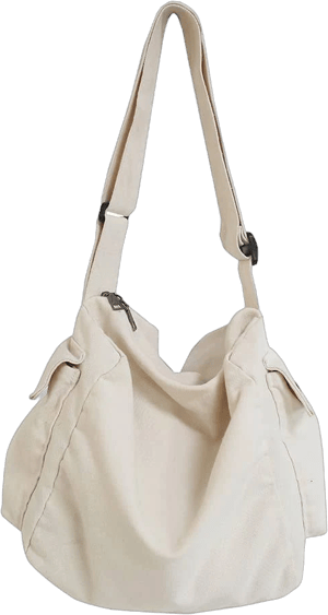 JQWSVE Canvas Messenger Bag