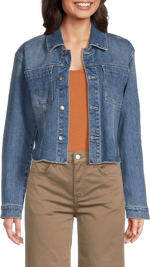 Hudson Women's Micro Crop Denim Jacket