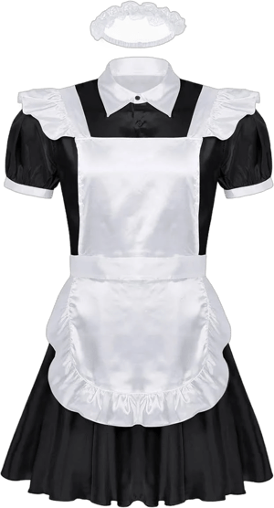 Sissy Maid Cosplay Costume Outfit