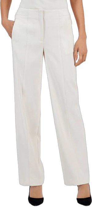 Anne Klein Women's High-Rise Seam-Front Pants