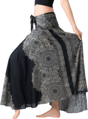 Women's Maxi Boho Floral Print Skirt