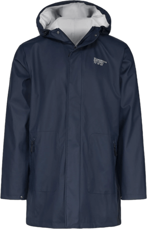 Scandinavian Raincoat Navy