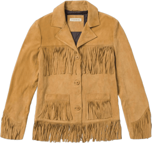 Stetson Womens Western Jacket Fringe Suede