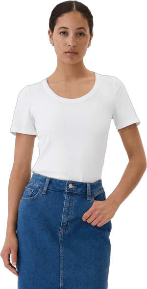 Gap Women's Ribbed Scoopneck T-Shirt