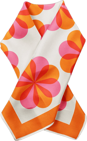 Retro Silk Scarf