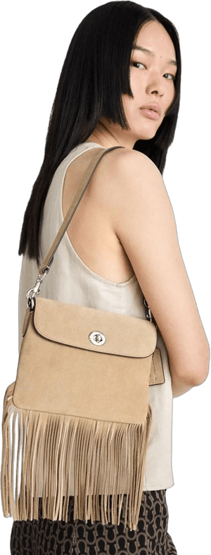 Coach Women's 1964 Fringe Leather Crossbody Bag