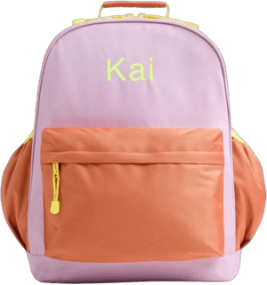 Crate & Kids Colorblock Large Kids Backpack