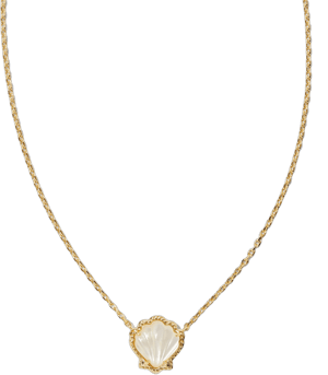 Kendra Scott Brynne Shell Mother-of-Pearl Pendant Necklace