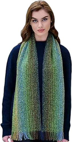Mucros Weavers Ladies Merino Skellig Scarf
