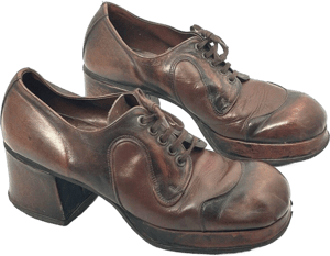 1970s Vintage Disco Platform Shoes