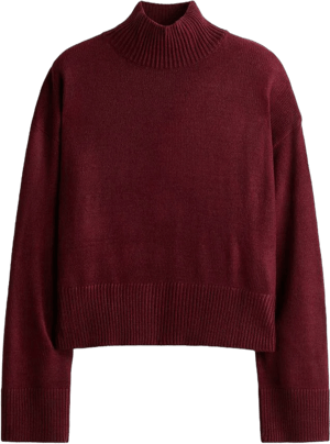 H&M Ladies Fine-knit Turtleneck Jumper