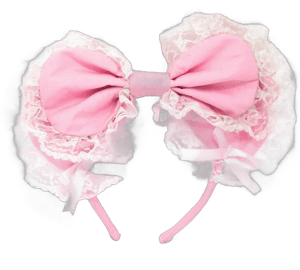 Victorian Ribbon Lace Hairlace Set