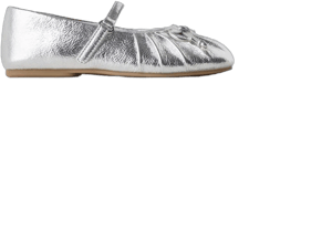 Zara Kids Metallic Ballet Flats