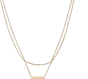 Mejuri Gold Vermeil Layered Bar Necklace