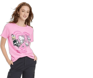 Hello Kitty Heart Graphic T-Shirt